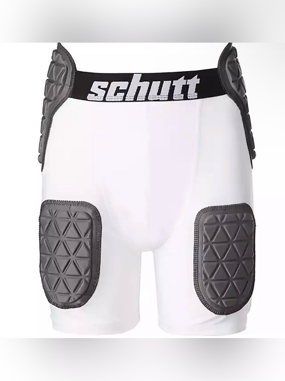 SCHUTT Youth Medium FOOTBALL GIRDLE  White/Gray Pad Protect Hips Tailbone Thigh